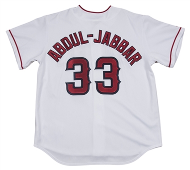 Kareem Abdul-Jabbar Personalized Los Angeles Angels Home Jersey (Abdul-Jabbar LOA)